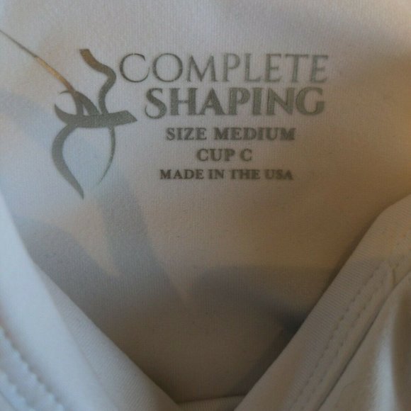 Mastectomy Camisole with Integrated Prosthetics, Medium w C Cup, NWT, White, Cut - Picture 7 of 8